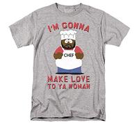 South Park Make Love Unisex T Shirt, Athletic Heather, XX-Large