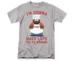 South Park Make Love Unisex T Shirt, Athletic Heather, XX-Large