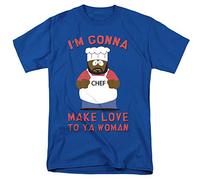 South Park Make Love Unisex T Shirt, Royal, Medium