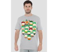 South Park Many Faces Of Kyle Unisex T Shirt, Athletic Heather South Park Light Grey 4XL