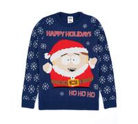 South Park Men's Adult Christmas Jumper (Mens Blue) in Blue | Size: Medium South Park Blue M