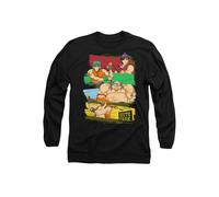 South Park Men's Anime Long Sleeve T-Shirt, Black | Size: 2XL South Park Black 2XL