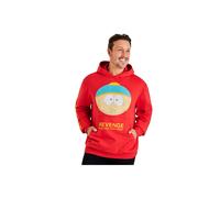 South Park Mens Hoodie, Comfy Stylish Hooded Sweatshirt - Funny Gifts for Him (Red, XL)