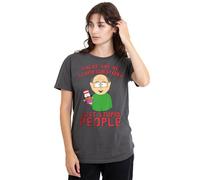 South Park Men's No Stupid Questions T-Shirt, Charcoal | Size: 2XL South Park Charcoal 2XL