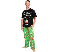 South Park Mens Pyjamas Set T-Shirt Long Bottoms Teens PJs Comfy Loungewear Kenny Eric Cartman Nightwear Funny Gifts for Men