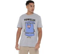 South Park Men's Towelie T-Shirt Grey | Size: Small South Park Grey S