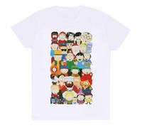 South Park Men's Town Group T-Shirt in White | Size: 2XL South Park White 2XL