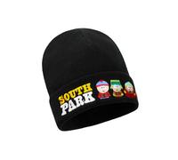 South Park Winter Hat Cuffed Beanie for Men Teens Warm Knitted Hat Gifts for Men Black