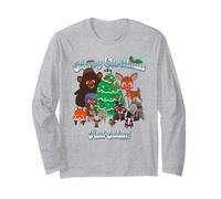 South Park Merry Christmas Hail Satan Critters Funny Cartoon Long Sleeve T-Shirt