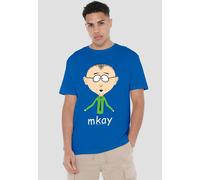 South Park Mr. Mackey Mkay T-Shirt, Royal | Size: Medium South Park Royal M