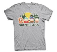 South Park Officially Licensed Distressed Mens T-Shirt (Heather Grey), XX-Large