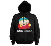 South Park Officially Licensed Eric Cartman - I Am So Seriously Hoodie (Black), XXXXX-Large