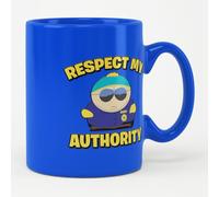 South Park Officially Licensed Respct My Authority Coffee Mug (Blue)