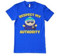 South Park Officially Licensed Respect My Authority Mens T-Shirt (Blue), XX-Large
