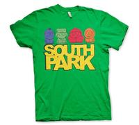 South Park Officially Licensed Sketched Mens T-Shirt (Green), Medium