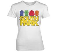 South Park Officially Licensed Sketched Women T-Shirt (White), Small