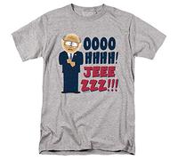 South Park Oh Jeez Unisex T Shirt, Athletic Heather, Large