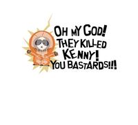 South Park Oh My God They Killed Kenny Tee Unisex T-Shirt - White - 5XL