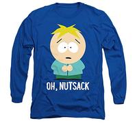South Park Oh Nutsack Unisex Long Sleeve T Shirt, Royal, Small