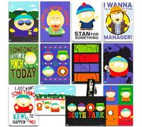 South Park Poster Book - Bundle Includes 12 Cartoon Posters Featuring Eric Cartman, Stan, Kenny, More for Boys Room, Decorations Plus Bookmark | South Park Room Decor for Boys, Kids