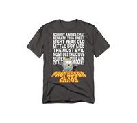 South Park Professor Chaos T-Shirt, Charcoal in Grey | Size: Large South Park Grey L