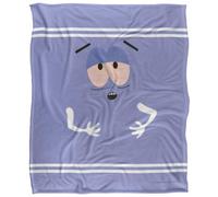 South Park Queasy Silky Towelie Supersoft Blanket Lavender/white (One Size)