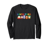 South Park Rainbow Logo & Eric, Kenny, Kyle, Stan, Towlie Long Sleeve T-Shirt