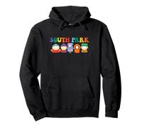 South Park Rainbow Logo & Eric, Kenny, Kyle, Stan, Towlie Pullover Hoodie