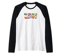 South Park Rainbow Logo & Eric, Kenny, Kyle, Stan, Towlie Raglan Baseball Tee