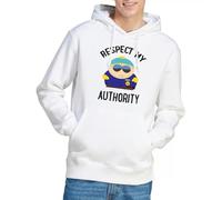 South Park Respect Hoodie, White, XX-Large