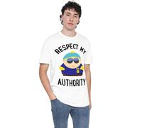 South Park Respect Unisex T Shirt, White, Medium