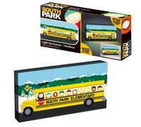 South Park School Bus Letterbox Light Up Canvas in Yellow South Park Yellow