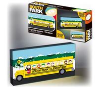 South Park School Bus Light Up Canvas 30cm x 15cm, Official Licensed LED Wall Art, Letterbox Framed Canvas Print for Bedroom, Living Room, Home Decor Gift