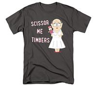 South Park Scissor Me Timbers Unisex T Shirt, Charcoal, XXL