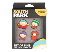 Grupo Erik Set Of 4 Enamel Pins - South Park Merchandise | Cute Pin Badges, Bag Pins | South Park Gifts Under 15 Pounds, Funny Gifts For Friends