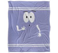 South Park Silky Surprised Towelie Supersoft Blanket Lavender/white/black (One Size)