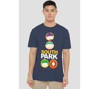 South Park Solid Circles-Adult Heather, Navy | Size: Large South Park Navy L