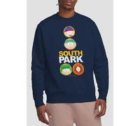 South Park Solid Circles-Crew Sweatshirt, Navy | Size: XL South Park Navy XL