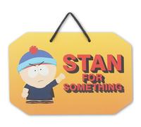 South Park Stan for Something Hanging Metal Sign - Funny South Park Wall Decor for Home or Office