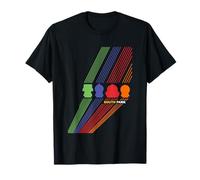 South Park Stan Kenny Kyle & Cartman Colour Line Art T-Shirt