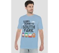 South Park The Humble Folks T-Shirt, Light Blue | Size: Large South Park Light Blue L