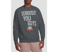 South Park The I'M Seriously Crew Sweatshirt, Charcoal | Size: Medium South Park Charcoal M