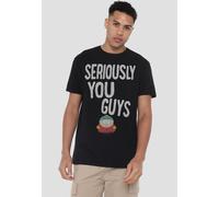 South Park The I'M Seriously Unisex Adult T Shirt, Black South Park Black XXL