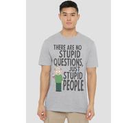South Park The Mr. Garrison Unisex Adult T Shirt, Athletic Heather South Park Grey M