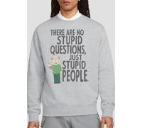 South Park The Mr. Garrison Unisex Crew Sweatshirt, Athletic Heather in Light Grey | Size: Medium South Park Light Grey M