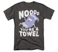 South Park Towlie Nooo You'Re A Towel Unisex T Shirt, Charcoal South Park Charcoal XL