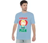 South Park Valentine's Day Butters Ladies Man Unisex T Shirt, Light Blue, Small