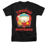 South Park Valentine's Day Cartman Trophy Boyfriend Unisex T Shirt, Black, X-Large