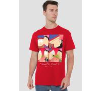 South Park Valentine'S Day Kyle & Wendy Squares T-Shirt, Red | Size: 3XL South Park Red 3XL