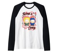South Park Valentine's Day Tw raig Graffiti Heart Raglan Baseball Tee